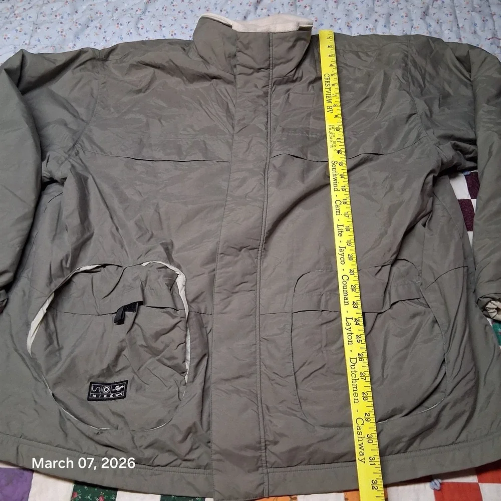 VTG Nike Streetwear 3D‎ Cell Pocket Fleece Lined Jacket Size 2XL